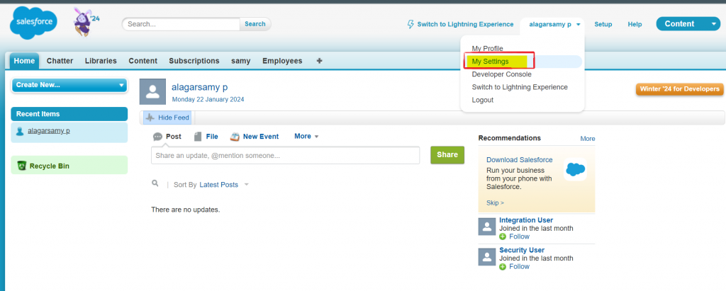 salesforce integration 