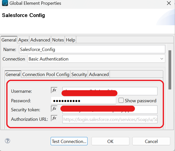 salesforce config