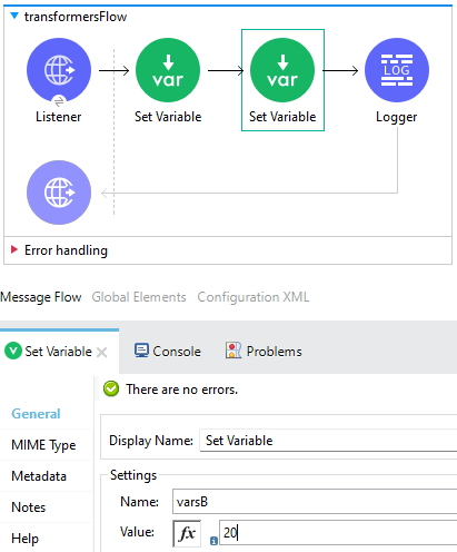 Error handling