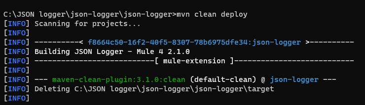 mvn clean deploy