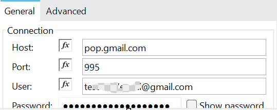 POP3 Configuration