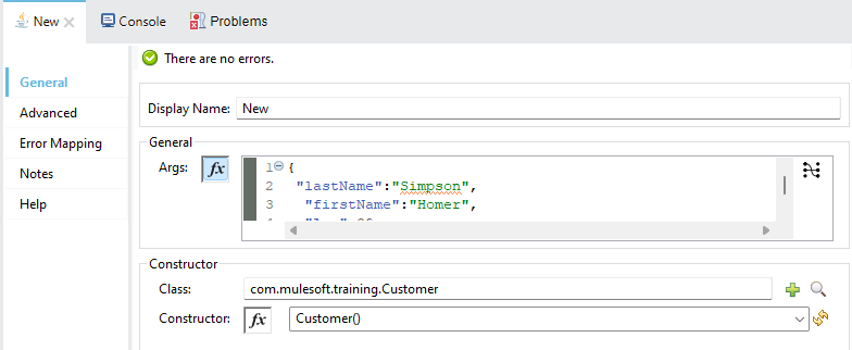 Java constructor argument