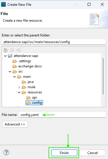 Create a Configuration Properties