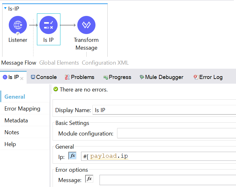 Usage of Validation Module in Mule