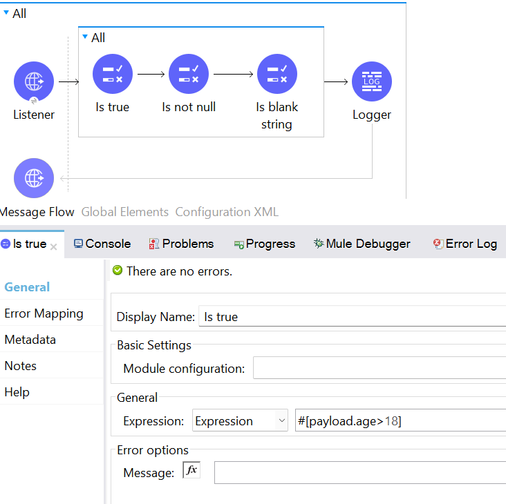 Configure the All Scope