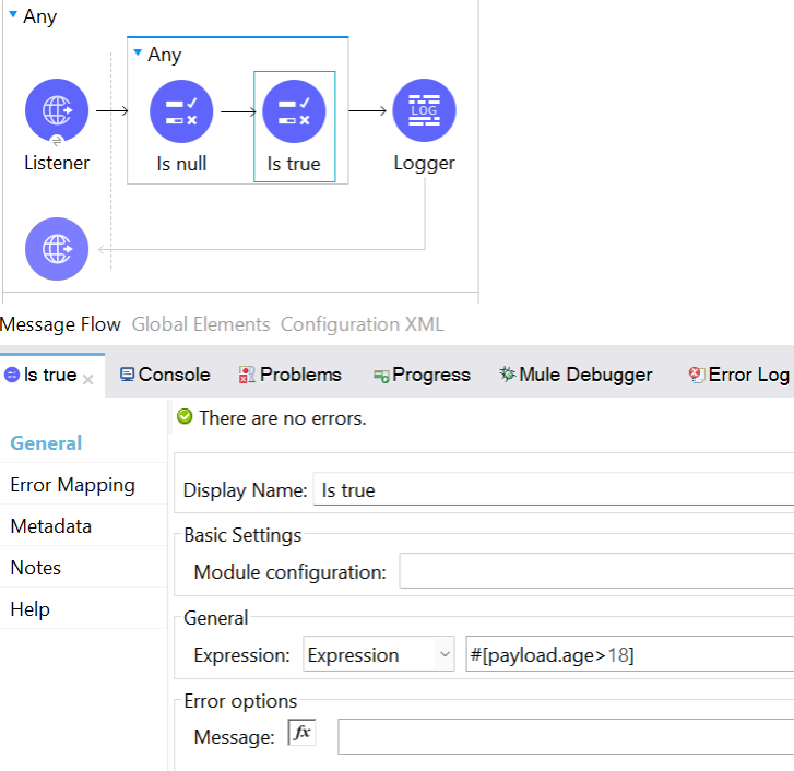 Configure the All Scope